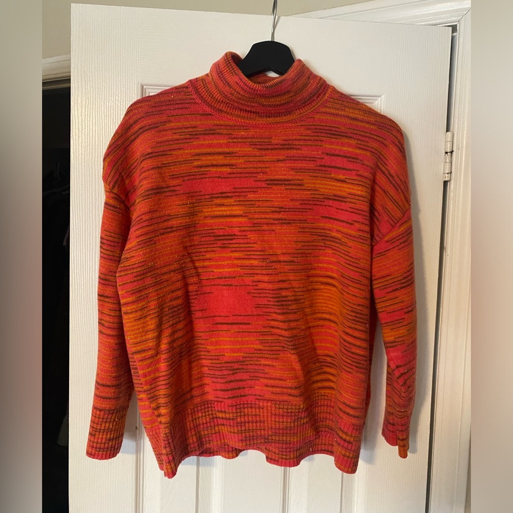 Vibrant Striped Turtleneck Sweater by Missoni